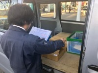 街頭配布　運搬物チェック②