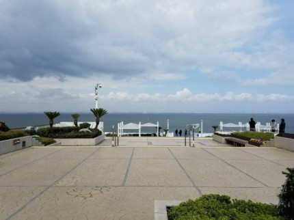 東京湾アクアライン・海ほたるの展望台前の風景②