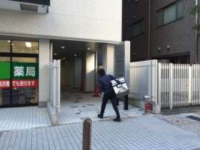 神奈川県治験薬輸送業務です。　保冷バックのままお届け致します。