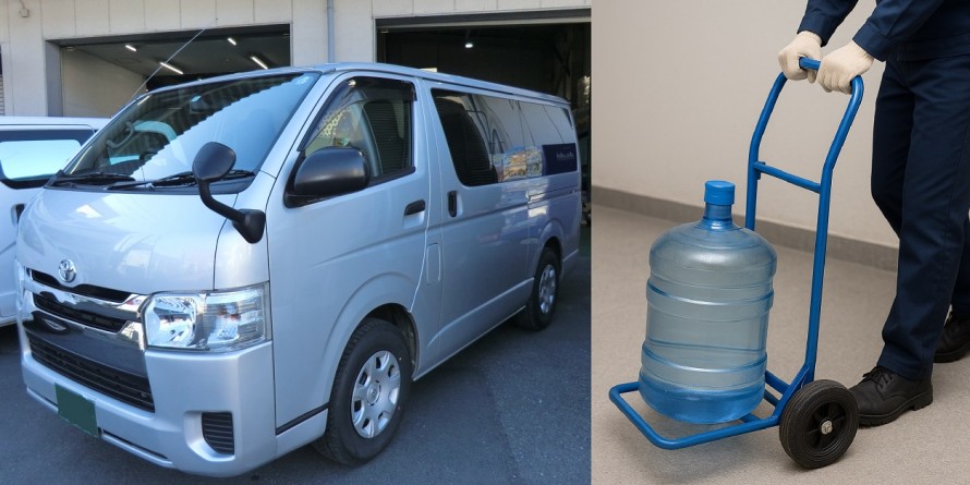 ウォーターサーバーのボトル配送＆回収スタッフ募集