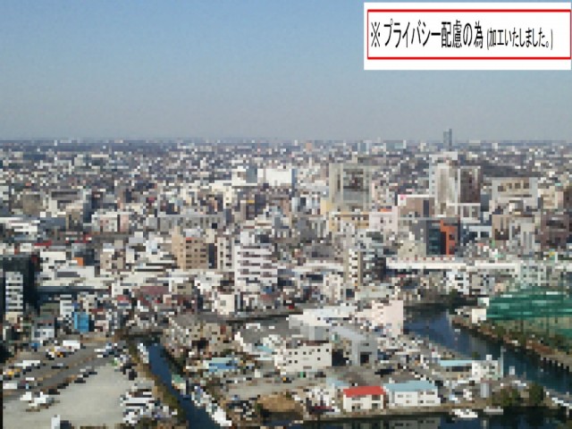 横浜の高層マンションへ配送中に出会った景色（加工済）１