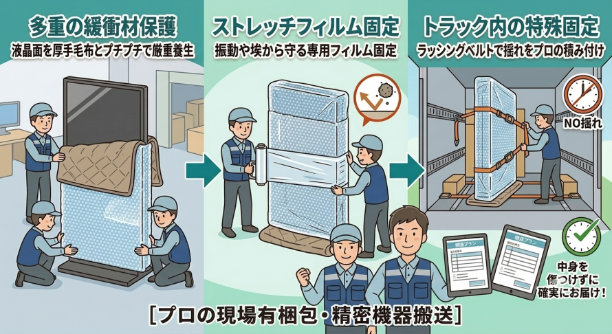 最適な現場梱包