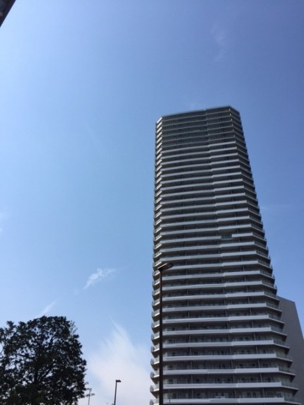 宅配でお伺いした高層マンション。