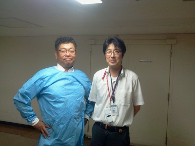 東邦大学大森病院にて、「山崎さん」と「ご担当者様」